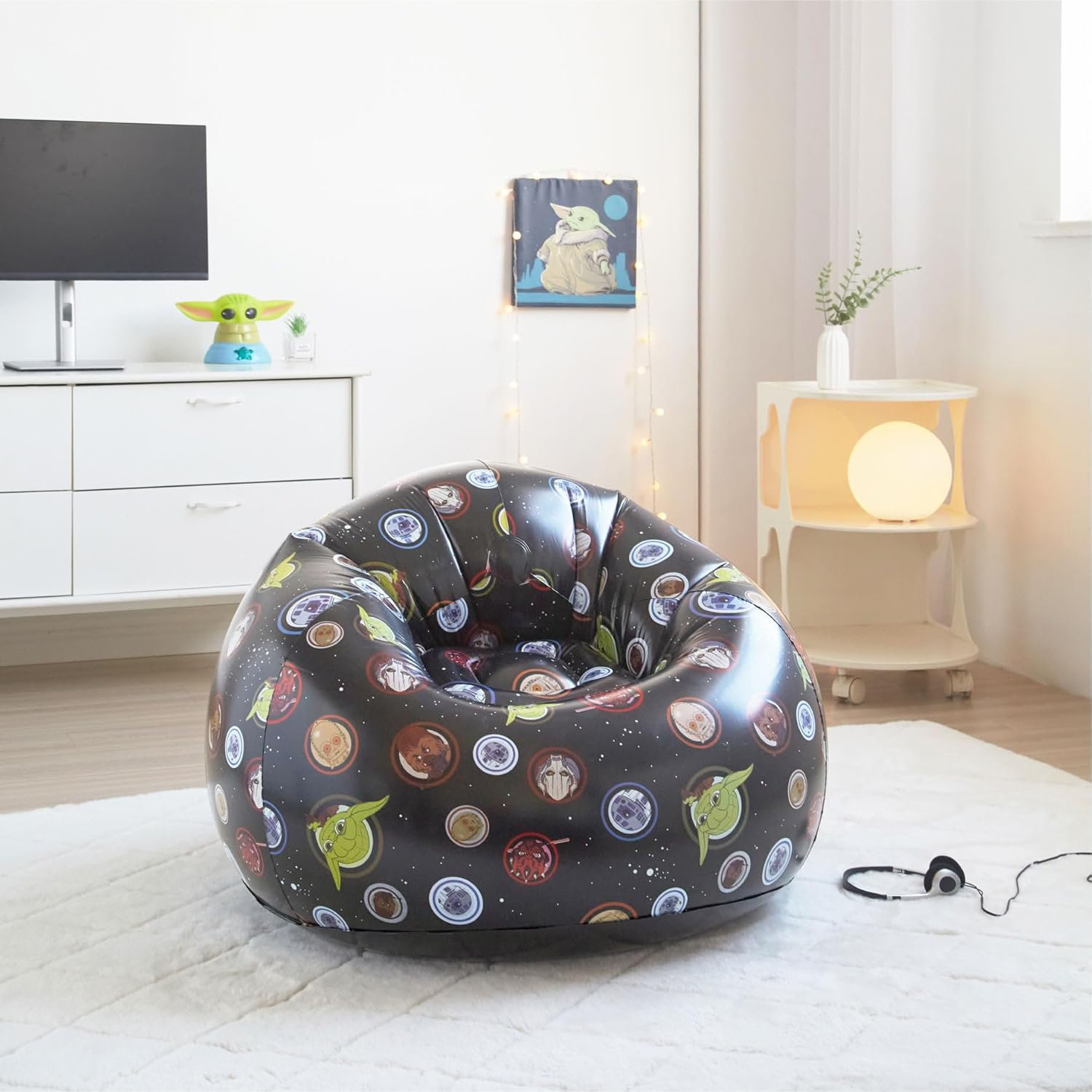 Trule Star Wars Portable Inflatable Beanless Bag Gaming Chair